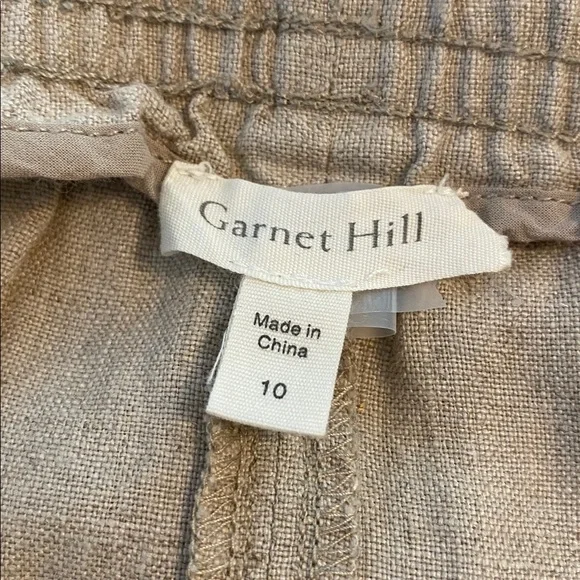 Garnet Hill 100% Linen Maxi Skirt Size10 - Picture 5 of 9